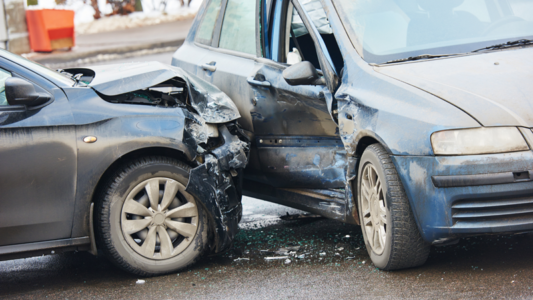 Brooklyn, NY - Two-Car Collision Results in Injuries at Flushing Ave/Vanderbilt Av